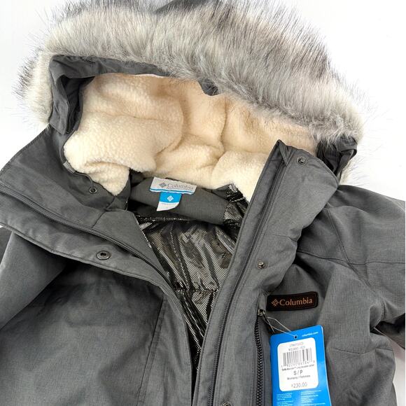 Columbia Women's Gray Suttle Mountain Long Insulated Jacket Size S - Picture 5 of 11